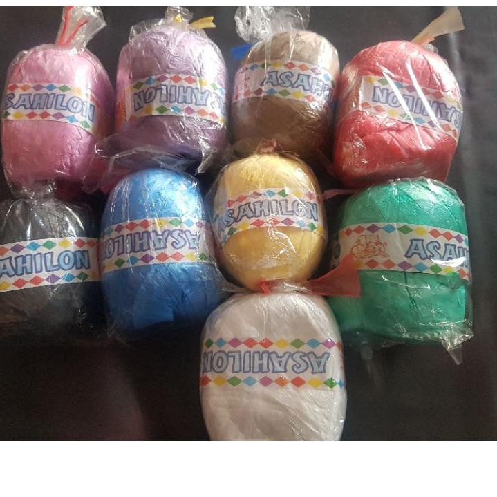 [PRODUK CHHLJ] Tali Rafia Halus Asahilon Warna Warni TGK