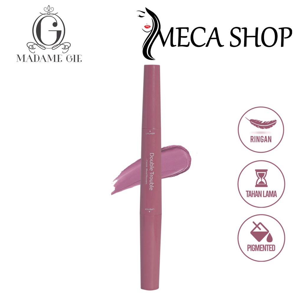 Madame Gie Double Trouble - MakeUp Lipstick Two in One