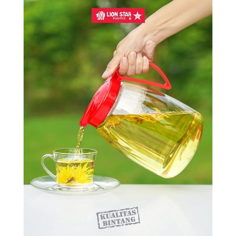 Lion Star Eskan Tempat Air Minum Plastik Teko Pitcher Water Bottle K-29 Monsa Water Jug 2.1 Litres