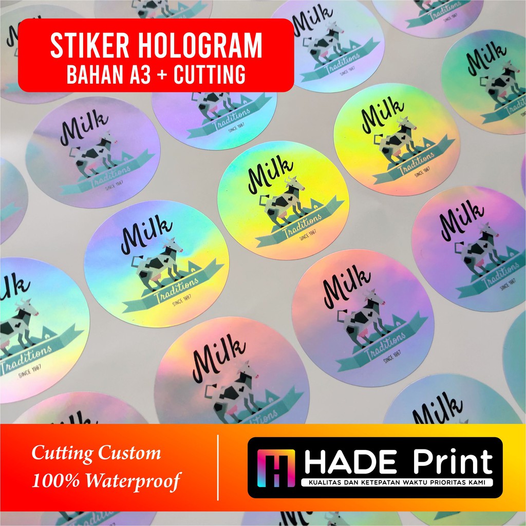 

Stiker Produk Print & Cut Hologram A3