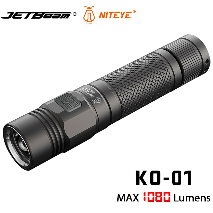 JETBeam KO-01 Senter LED CREE XP-L 1080 Lumens - Black