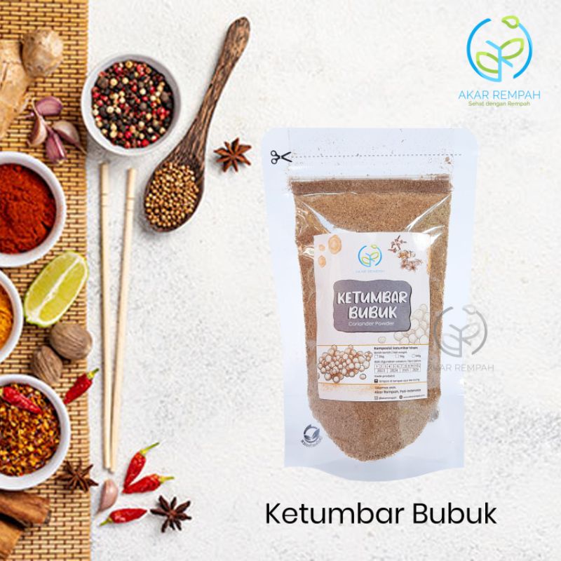 

Akarrempah Ketumbar Bubuk Murni / Ketumbar Giling Tanpa Pemutih / Coriander Seeds Powder isikeranjangmu