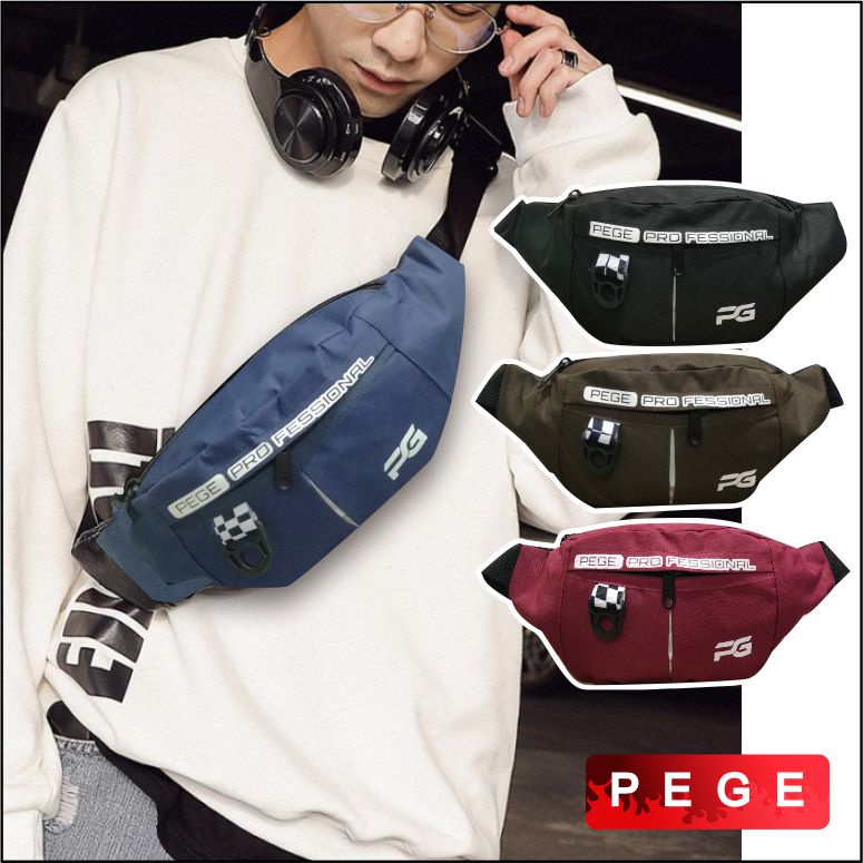 Tas Selempang Waistbag Keren Selempang Bahu Pria Kasual Terbaru PEGE - PG 8903