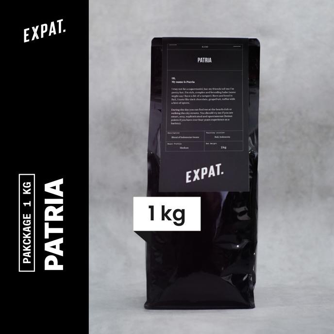 

Expat Roasters Patria Espresso Blend Biji Kopi /bubuk Arabika 1kg