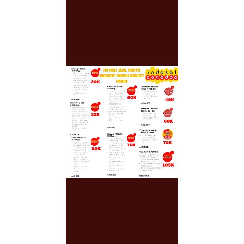 kuota indosat murah