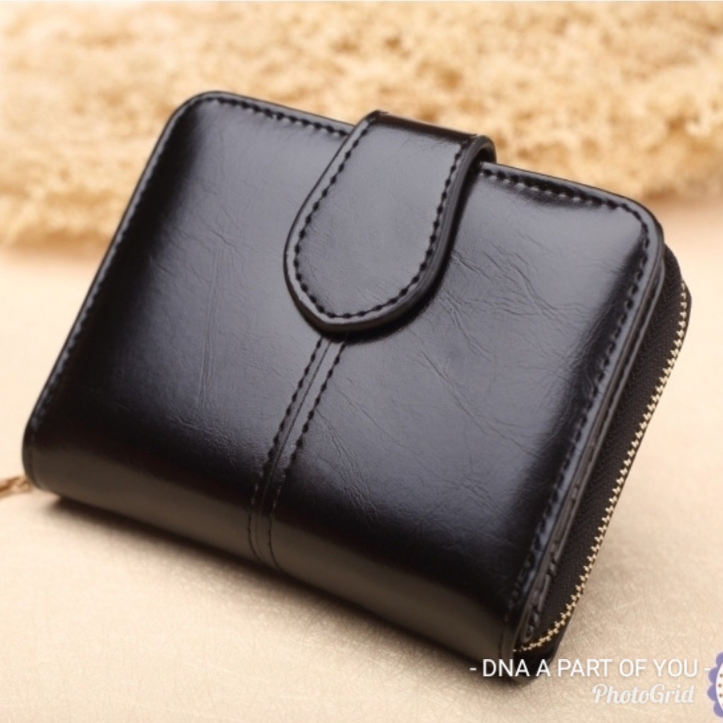 Simple Mini Wallet Dompet Lipat Kecil Kulit Cewek Bagus Murah Lokal Bandung