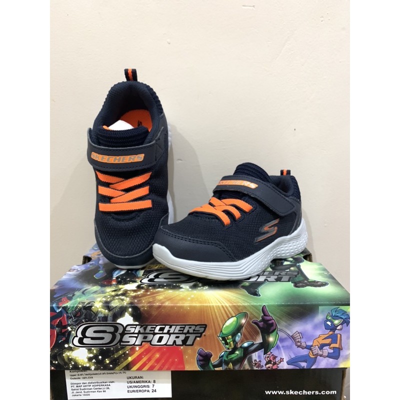 Skechers sepatu anak snap sprints ultravolt , sepatu balita