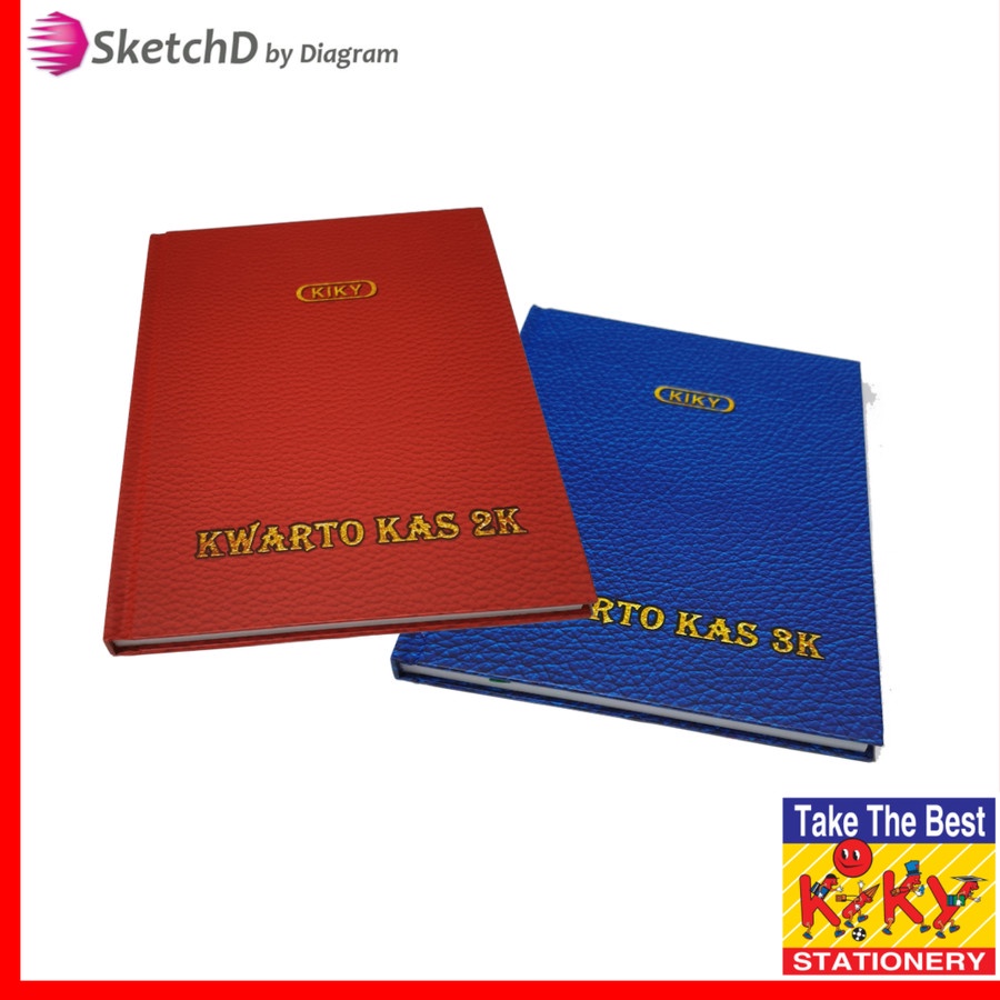 Jual Buku Kas Kwarto 100 Lbr Kiky Hard Cover - 2kolom / 3 Kolom 21x16 ...