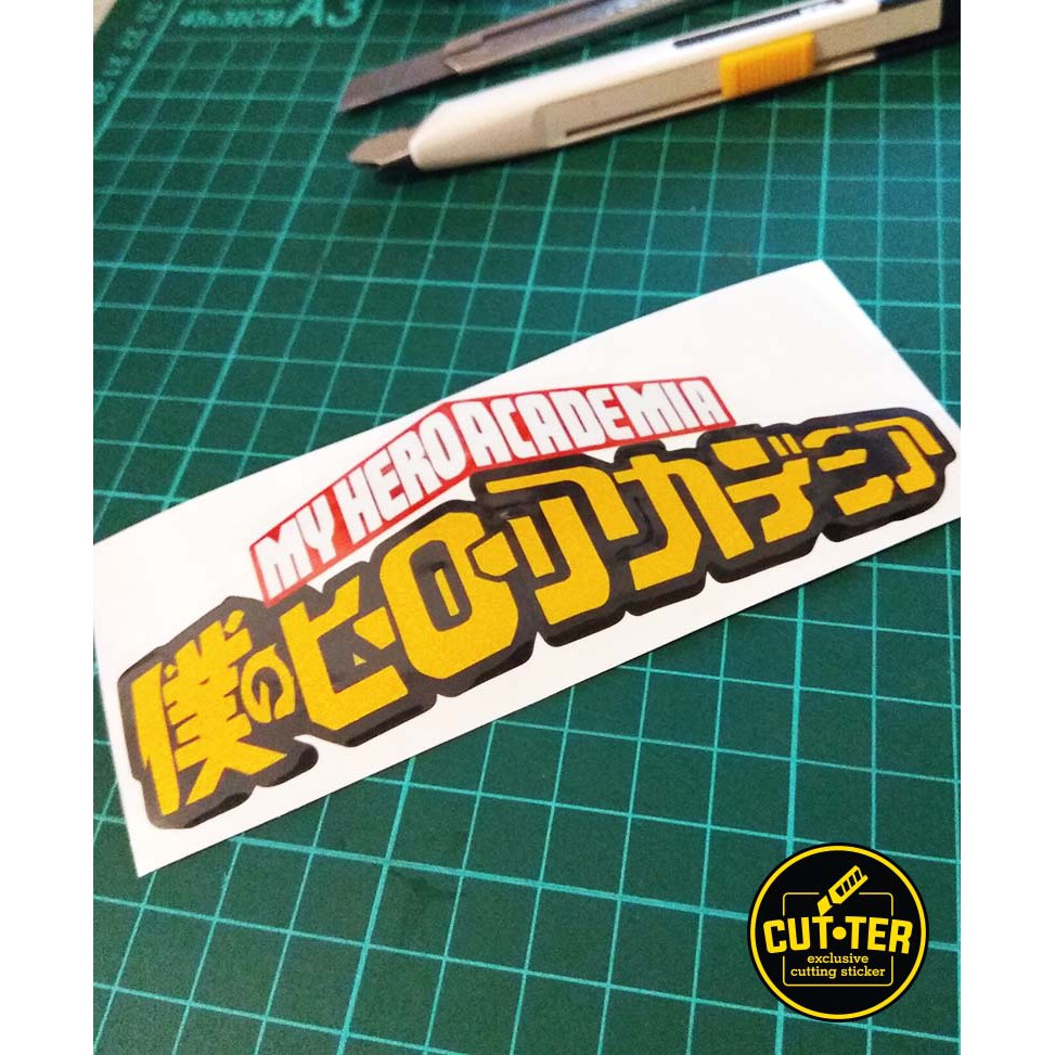 

cutting sticker MY HERO ACADEMIA