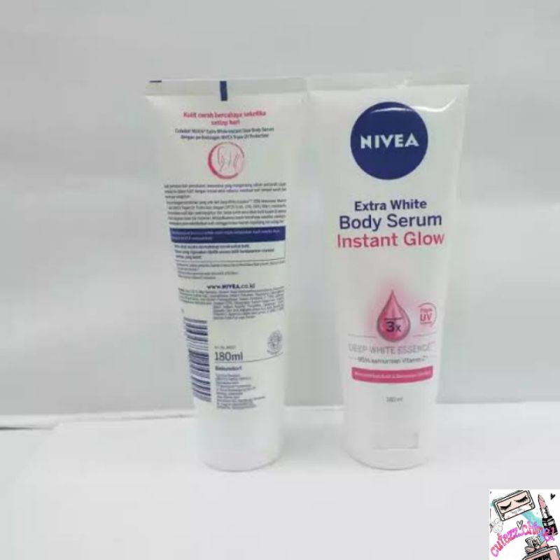 ☃Cutezz_Ching1☃Nivea Extra White Instant Glow Body Serum 180ml