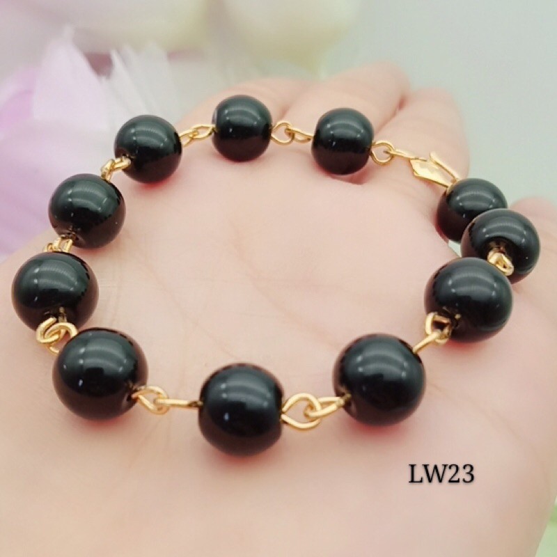 gelang giok lapisan emas terlaris