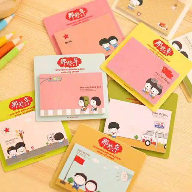[READY JAKARTA] STICKY NOTE UNIK MOTIF KARTUN #1032-2