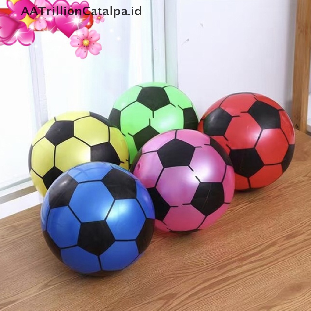 Aa Mainan Bola Sepak Tiup Bahan PVC Elastis Untuk Anak