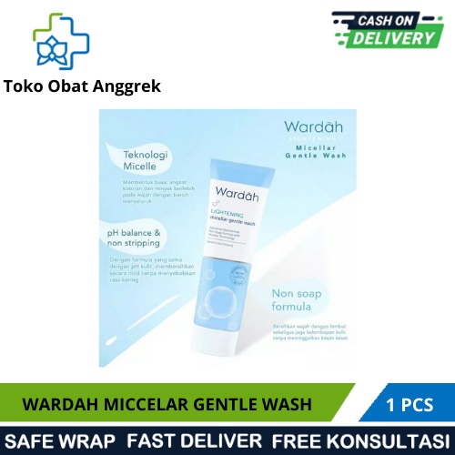WARDAH LIGHTENING ,MICELLAR GENTLE WASH/PEMBERSIH MUKA/SABUN CUCI MUKA