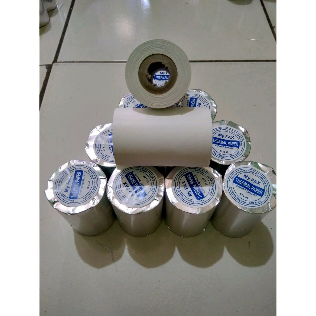 

Dijual kertas kasir thermal edc uk 57x37 mm Diskon