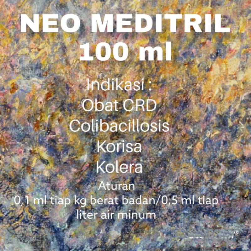 ne meditril 100 ml obat CRD pilek ngorok ayam medion