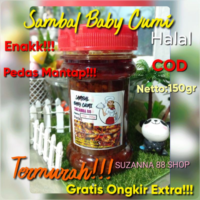 Sambal Baby Cumi,Teri Medan,Bawang