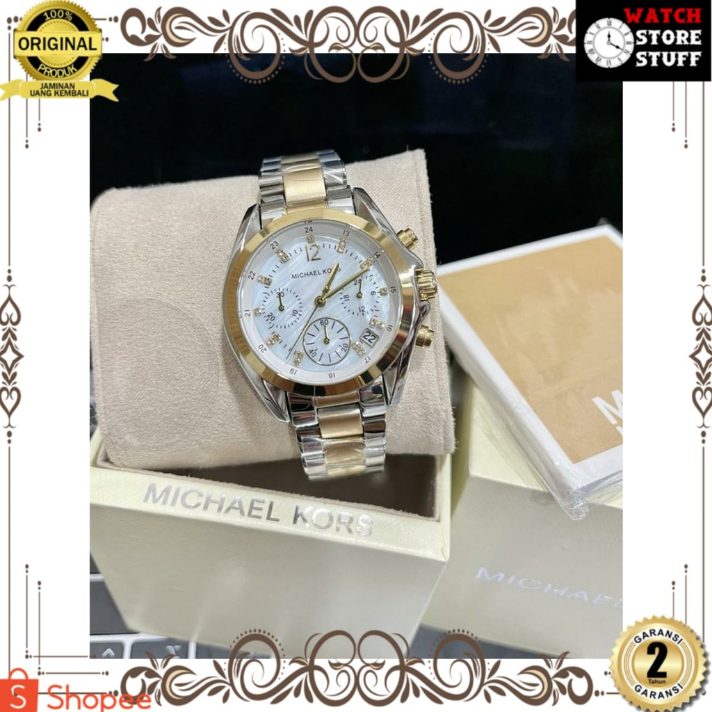 [JAM TANGAN PRIA WANITA | RANTAI | KULIT | KARET | MURAH | WANITA MICHAEL KORS ORI]MK5798  STRAP KOM