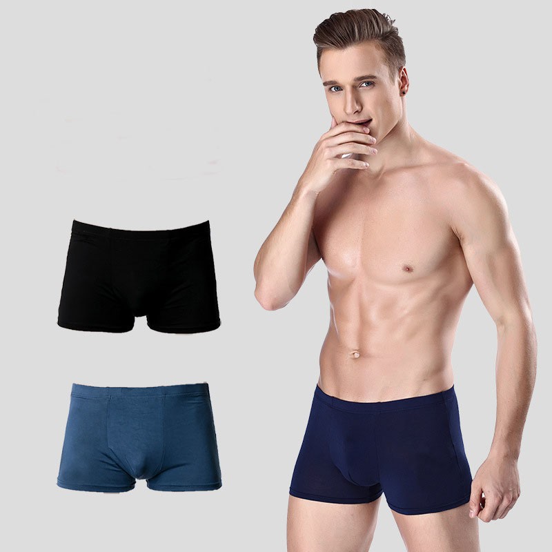 Celana Dalam Boxer Pria Serat Bambu Celana Dalam Pria  Y01