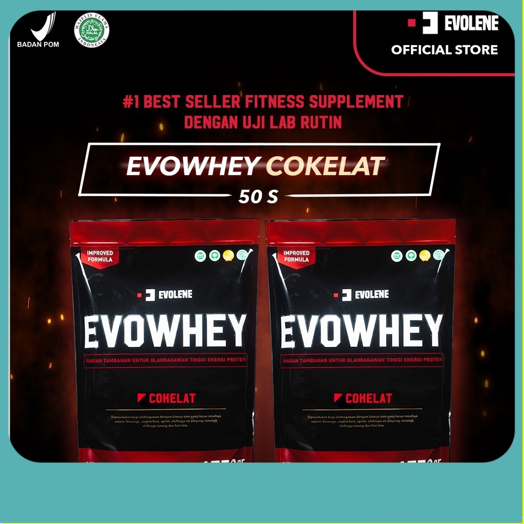 

Evolene Whey Protein Coklat 2x 1750gr/50 Sachet + Shaker / Tanktop gym - Suplemen fitness pembentuk Otot - Defisit kalori - Susu Protein - Suplemen Fitness - Minuman Protein - Suplemen Workout BPOM HALAL ORIGINAL ORI OFFICIAL STORE