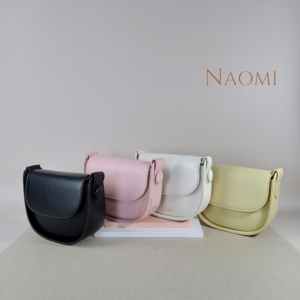 NAOMI - Sling Bag Import Lilly Tas Wanita Premium Bag - Sling Bag - Tas Slempang - Tas Selempang - Kulit Sintetis Fashion - Tas OOTD - tas naomi - naomi bag