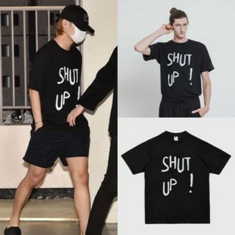 TSHIRT BTS V SHUT UP KAOS BTS T-SHIRT V BTS
