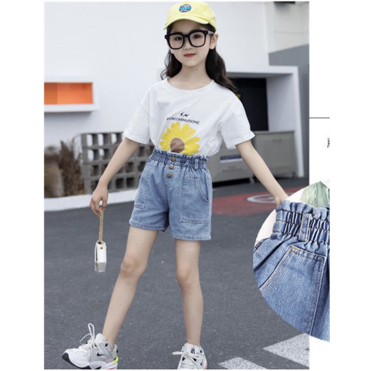 babyfit celana jeans pendek anak perempuan hotpants import wq-921r