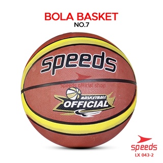 SPEEDS Bola Basket Olahraga Basketball Rubber LX 043-2