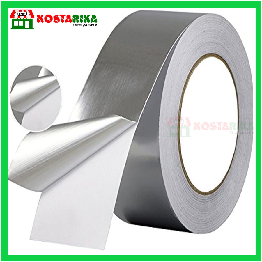 Tambal Panci Lakban Alumunium Foil Tape Lakban Warna Silver