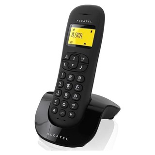 ALCATEL C250 Cordless Phone Telepon Wireless - Hitam