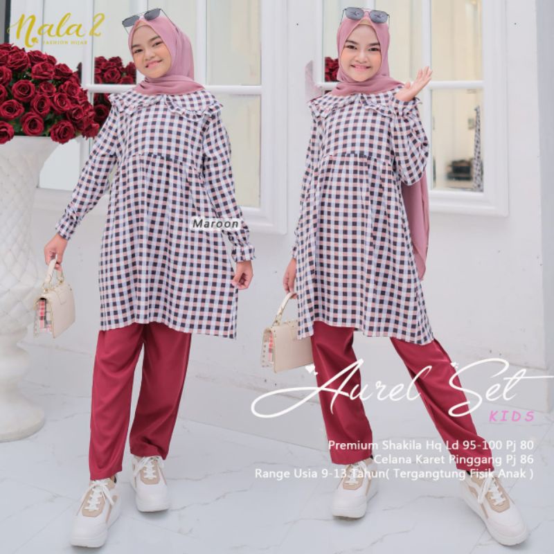 Aurel Set Kids By ORY Nala 2 fashion hijab