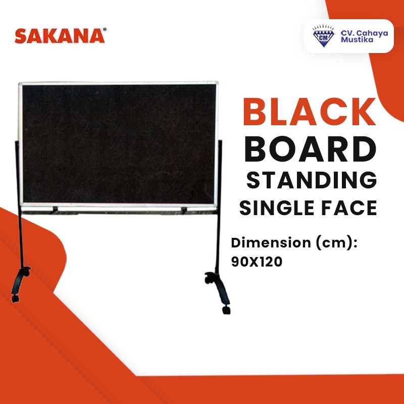 

Jual Papan Tulis Kapur Standing S/F Blackboard Sakana Uk 90x120 Malang