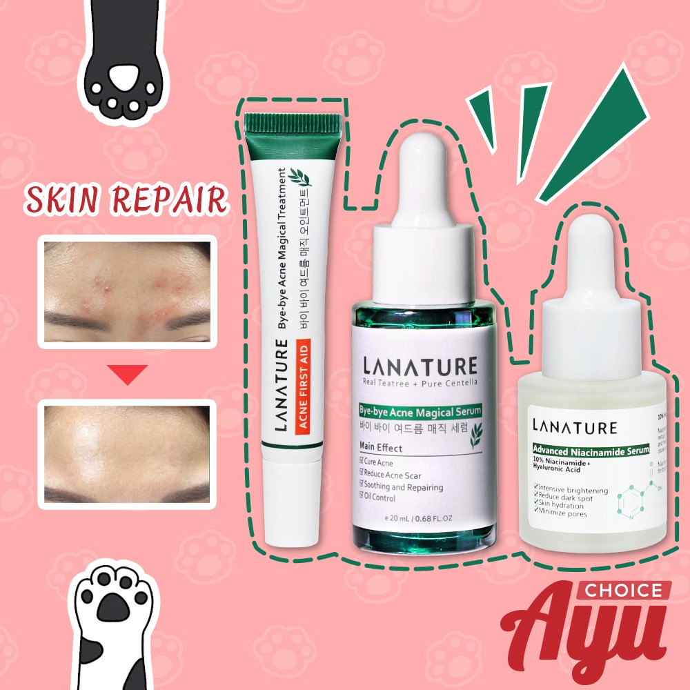 Lanature Niacinamide acid serum/acne magical serum/ Acne Treatment spot cream /LA NATURE series ORI