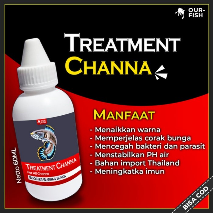 Ourfish - Treatment Channa Booster For All Channa 60 ML