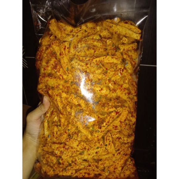 

basreng pedas daun jeruk edisi 1kg