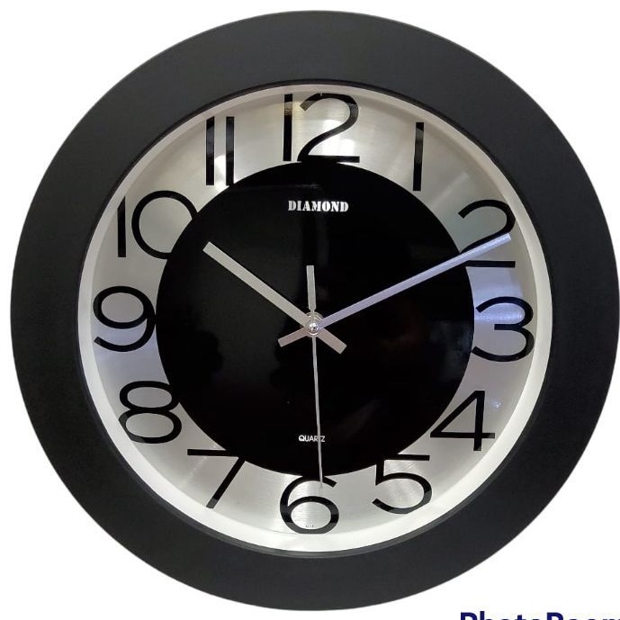jam dinding diamond mesin sweep halus istimewa 233-9