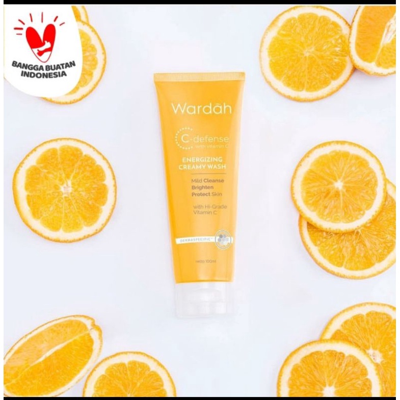 Wardah C-Defense Energizing Creamy Wash