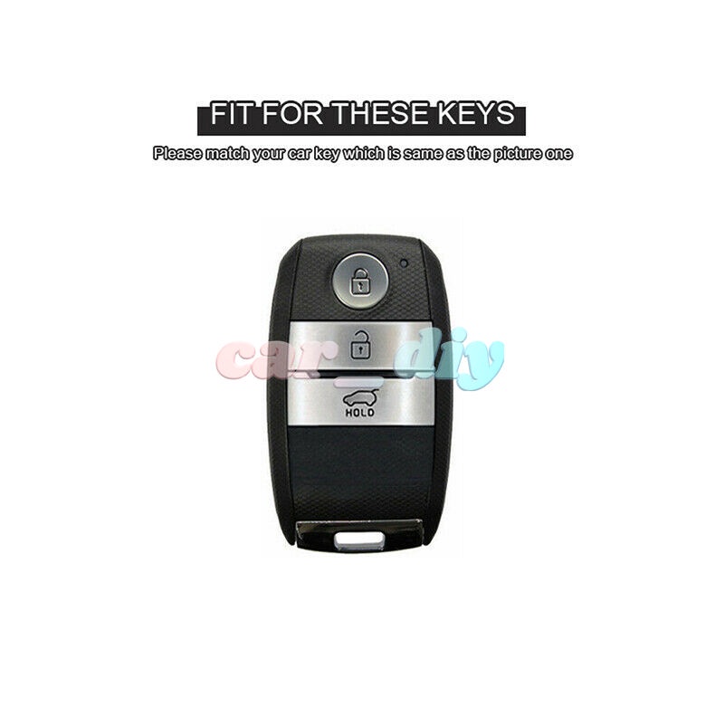 Casing Kunci Remote Mobil 3 Tombol Bahan TPU Untuk Kia Optima Sorento Niro Soul