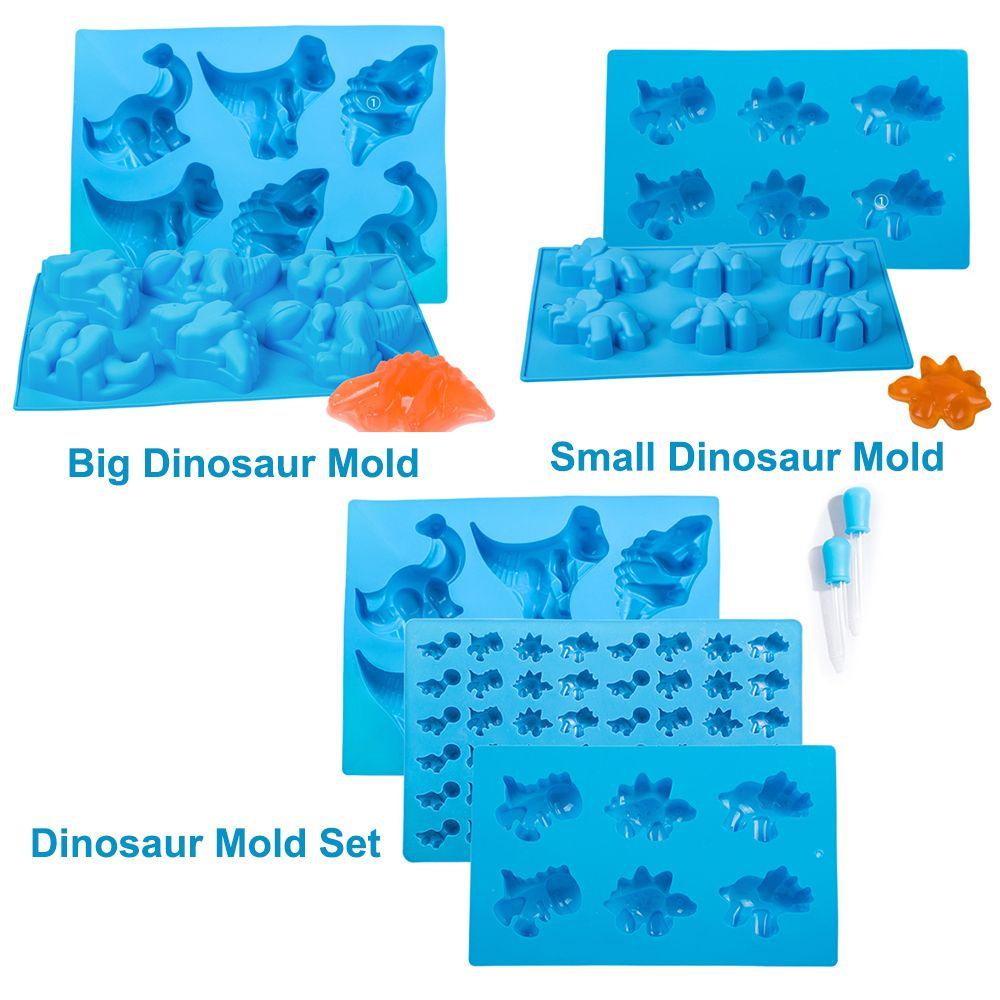 R-FLOWER Cetakan Silikon Dinosaurus Bakeware Fondant Dekorasi Kue Drip Mold Silicone Mold