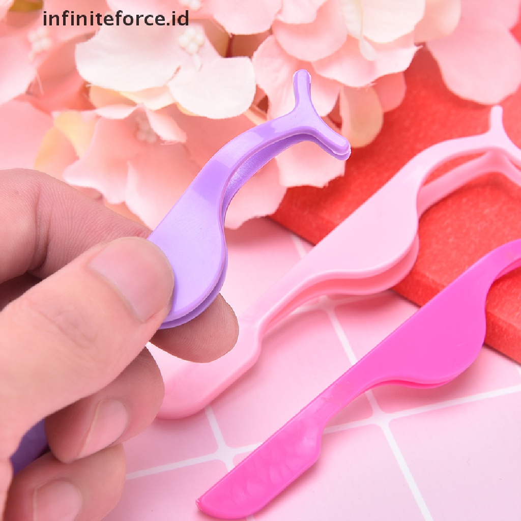 Pinset Extension Bulu Mata Bahan Plastik Untuk Makeup