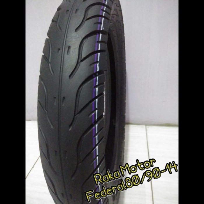 Ban Motor Matic Tubeless Ukuran 80/90-14 Merk Federal Untuk Beat Dll x