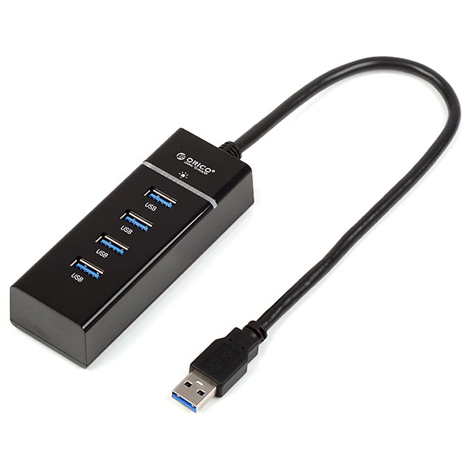 Usb 3.0 hub Orico 4 port 5gbps mini for pc laptop w6ph4 - Terminal usb3.0 4 slot w6-ph4