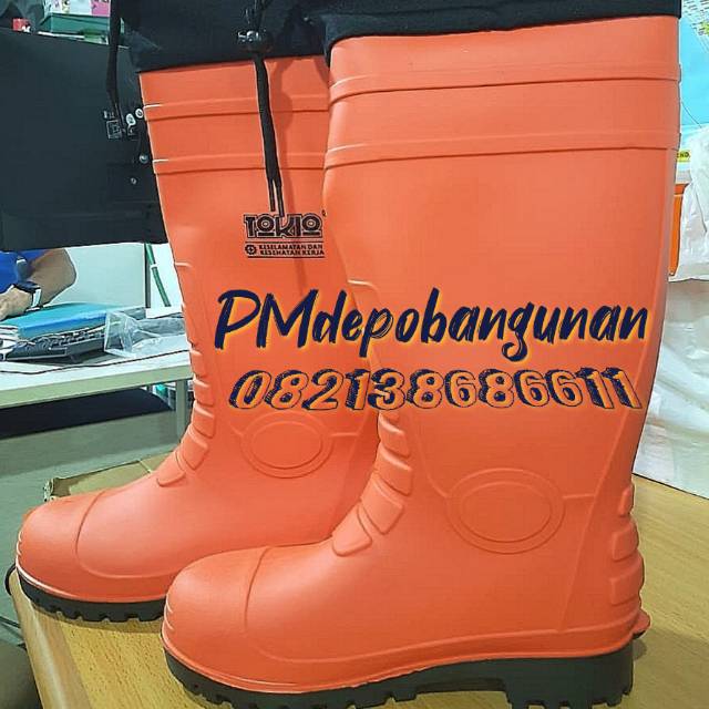 Sepatu Safety Boots STEEL TOE CAP (TOKIO)