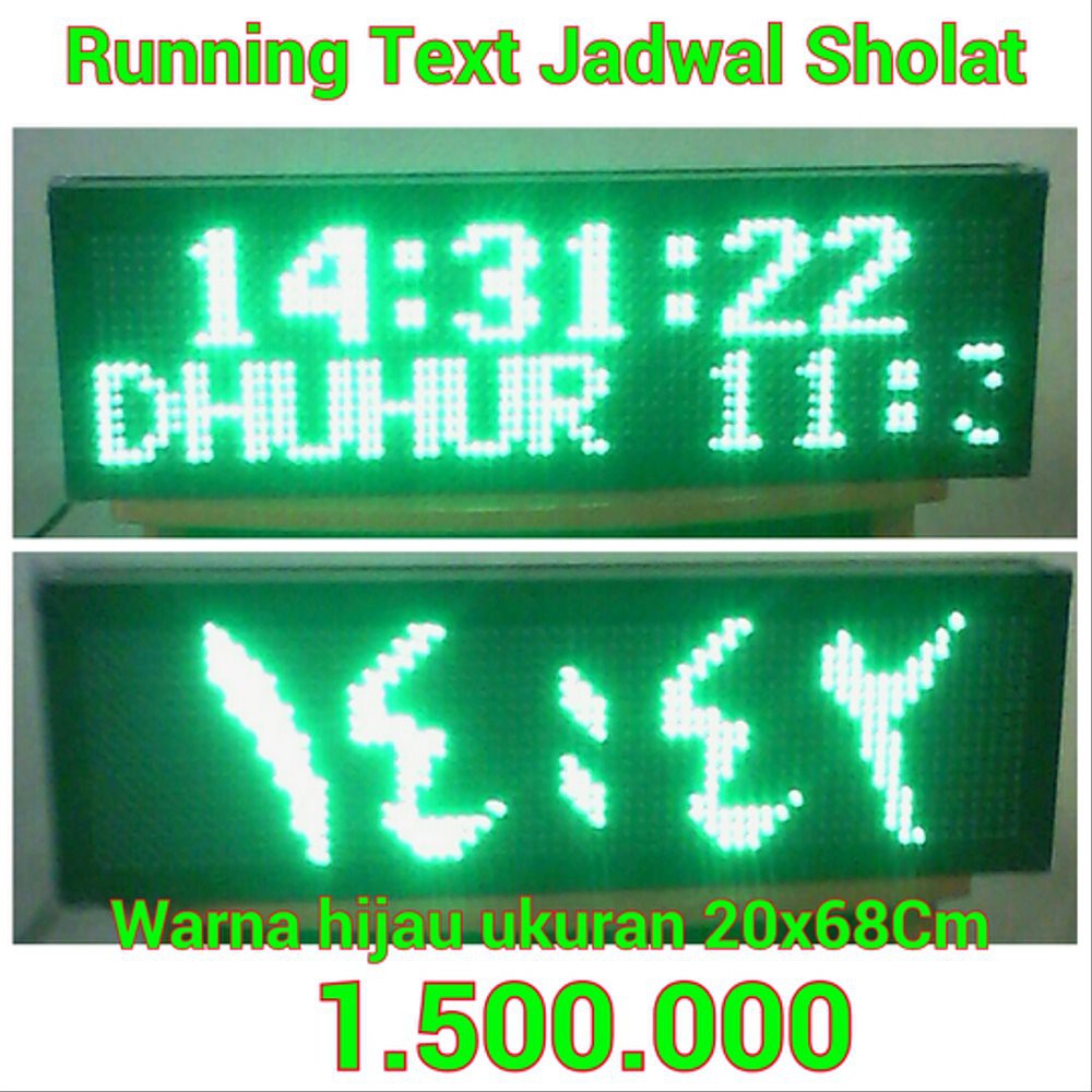 

running text jadwal sholat WIFI Terbaik