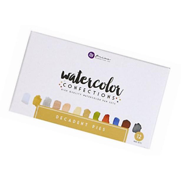 

Best Seller! Prima Marketing Watercolor Confections (Decadent Pies) - 12 Colors Murah