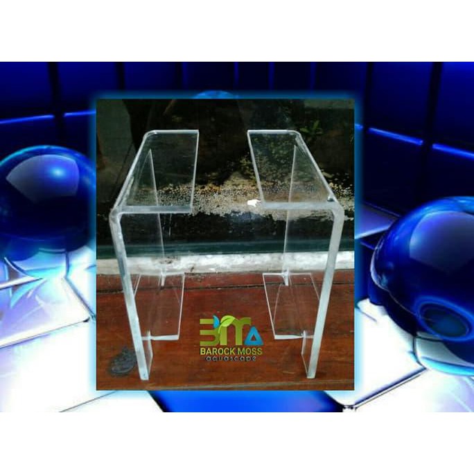 KAKI AKRILIK LAMPHOOD DUDUKAN LAMPU LED AQUASCAPE