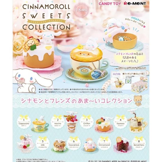 Re-ment CINNAMOROLL SWEETS COLLECTION