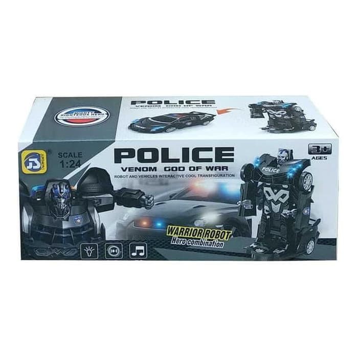 Mainan Anak Laki-laki Mobil-mobilan / Mainan Anak Robot Police Venom God Of War no.s-8997