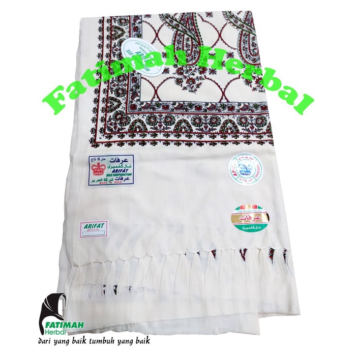Sorban Kashmiri India - Surban Arifat Impor - Sorban Tenun - Besar (N7Z9) Sorban rida polos Sorban y