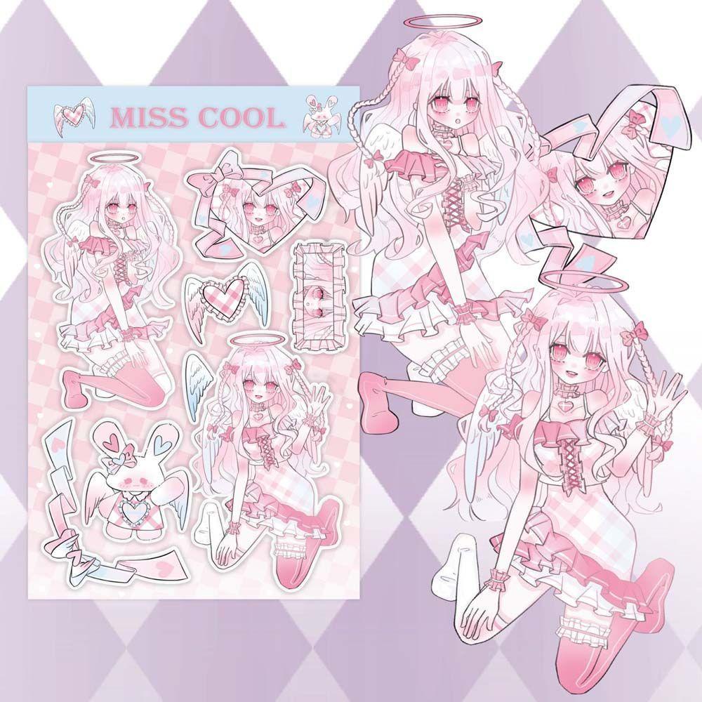 Mxbeauty Stiker Alat Tulis Kartu Idola Scrapbooking Korea Hand Rekber Perlengkapan Sekolah